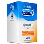Durex 32Pcs/Pack Sensation Value 4in1 Ultra Thin Sexy Lubricated Condoms Sex Toys Condom for men Vanilla Flavor - sextoysok