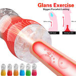 Artificial Vagina Masturbation Soft Stick Sex Machine for Men Silicone Pussy Sucking Erotic Adult Toys for Men Male Masturbator - sextoysok