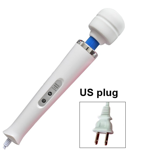 New 10 Speeds Magic Wand Massager,Big Magic Wand Massage Stick AV Vibrators Sexy Clit Vibrator Sex Toys for Women 32 * 6CM - sextoysok