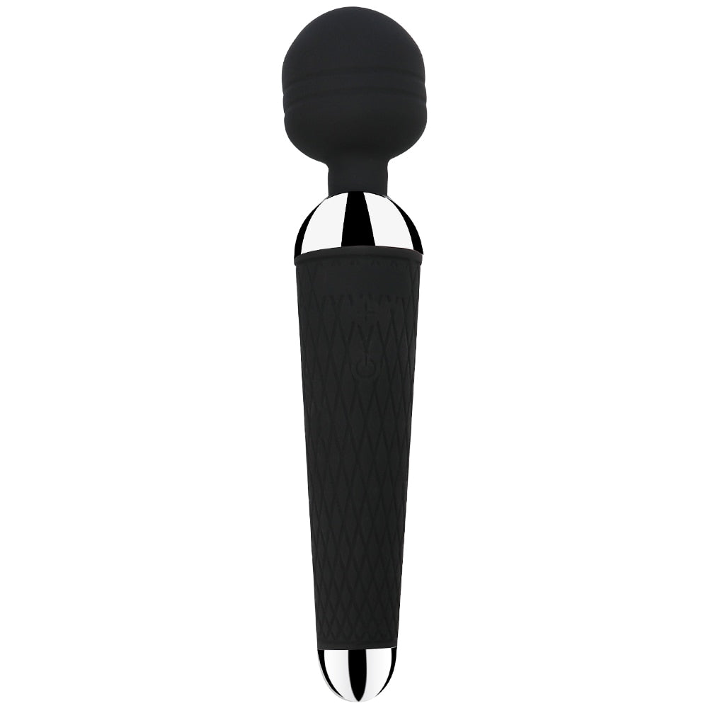 Powerful Clitoris Vibrators USB Recharge Magic Wand AV Vibrator Massager Sexual Wellness Erotic Sex Toys for Women Adult Product - sextoysok