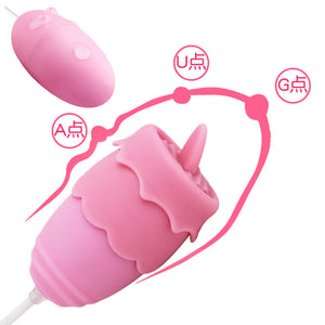 Silent Tongue Vibrator Clitoris Sucker Breast Massage G Spot Prostate Stimulator Sex Licking Toys Vagina Oral Masturbator Erotic - sextoysok