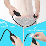 Anal Plug Sex Toys Expandable Anal Plugs Vestibular Inflatable Anal Dilator Masturbator Sex Toy for Male and Female Amal Plugs (Black) - sextoysok