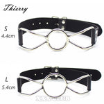 Thierry sex toys Ring Gag Flirting Open Mouth with O-Ring during sexual bondage ,roleplay and adult erotic play for couples - sextoysok
