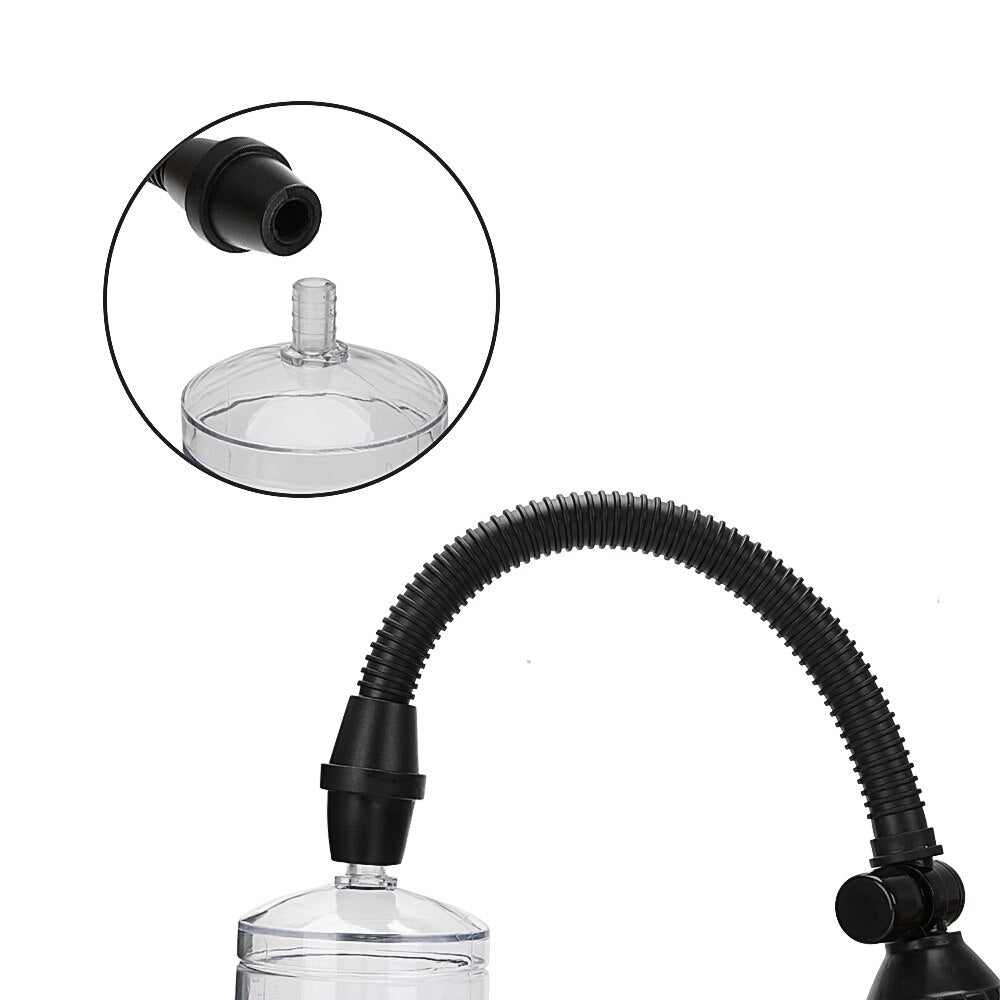 IKOKY Penis Pump Penis Enlargement Extender Enlarge Vacuum Pump Cock Ring Delayed Ejaculation Sex Toys For Men Sex Products - sextoysok
