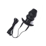 Electric Shock Anal Expander Prostate Massage Tunnel Anal Plug Sex Toys Silicone Hollow Butt Plug Anus Dilator Speculum Intimate - sextoysok