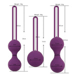 Set Safe Silicone Smart Ball Kegel Ball Ben Wa Ball Vagina Tighten Exercise Machine Vaginal Geisha Ball Sex Toys for Women - sextoysok