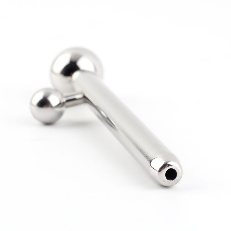 BEEGERThe Ultimate Prince Albert Cum Thru Penis Wand, Attachable to Piercings Urethral Wand for Male Sounding Pleasures (80mm length) - sextoysok