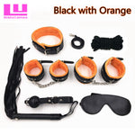 Utinta Leptura Sex Bondage Kit 7 Pcs Adult Games Set Handcuff Footcuff Whip Rope Blindfold for Couples Erotic Toys Sex Products - sextoysok