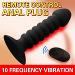Anal Sex Toys for Men Prostate Massage Vibrator Remote Control Butt Plug Vibrator 10 Speeds Anal Delay Ejaculation Sex Shop - sextoysok