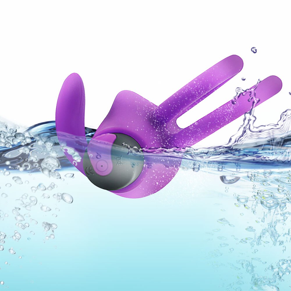 Khalesex Fantasty Climax Delay Man Bullets Vibrator Ejaculation Lock Ring Clitoris Testis Stimulate Sex Toys for Man 10 Speeds - sextoysok