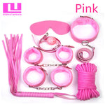 Utinta Leptura Sex Bondage Kit 7 Pcs Adult Games Set Handcuff Footcuff Whip Rope Blindfold for Couples Erotic Toys Sex Products - sextoysok