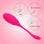 IKOKY Vaginal Tighten Exercise Kegel Balls G Spot Vibrator Sex Toy for Women Vibrating Eggs Silicone Ben Wa Ball - sextoysok