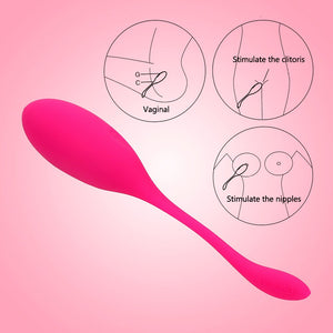 IKOKY Vaginal Tighten Exercise Kegel Balls G Spot Vibrator Sex Toy for Women Vibrating Eggs Silicone Ben Wa Ball - sextoysok