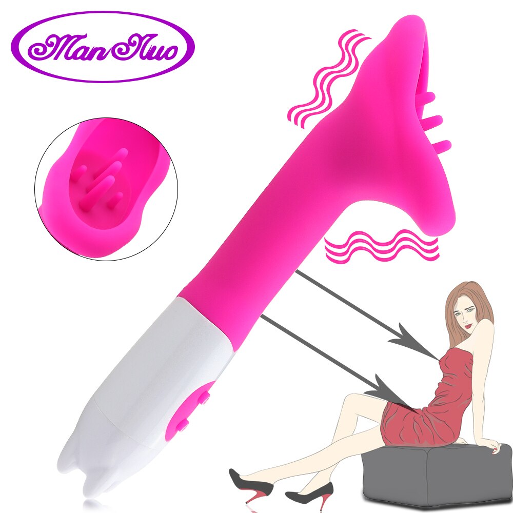 Man nuo Powerful Clitoral Sex Toys for Women 12 Modes Vagina Stimulator Massager Oral Sex Safe Silicone Vibrator Waterproof - sextoysok