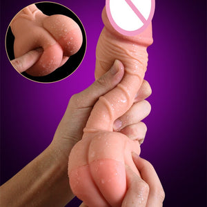 Realistic Penis Enlarger Sleeve with Pussy Fake Ass Men Masturbator Women Masturbator Real Dildo for Couples, Gay Sex Toys - sextoysok