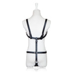 Thierry adult games PU leather Body Harness for women fetish slave bondage restraints,exposed breast chastity belt,sex products - sextoysok