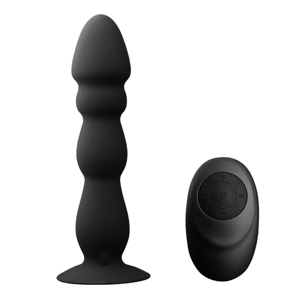 Anal Sex Toys for Men Prostate Massage Vibrator Remote Control Butt Plug Vibrator 10 Speeds Anal Delay Ejaculation Sex Shop - sextoysok