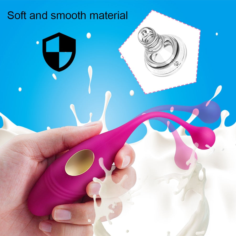 HWOK Panties Wireless Remote Control Vibrator Panties Vibrating Egg Wearable Dildo Vibrator G Spot Clitoris Sex toy for Women - sextoysok