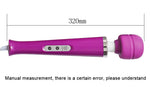 New 10 Speeds Magic Wand Massager,Big Magic Wand Massage Stick AV Vibrators Sexy Clit Vibrator Sex Toys for Women 32 * 6CM - sextoysok