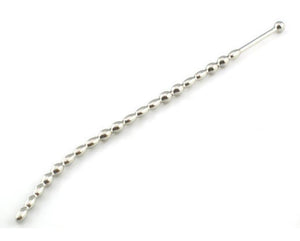 7 Size 25 cm Male Stainless Steel Urethral Sounding Stimulate Plug Urethra Stretching Bead Chastity Adult BDSM Sex Toy 650 - sextoysok