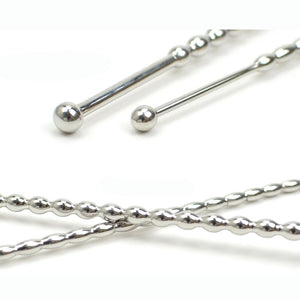 Stainless Steel Urethral Sound Dilators Sounding Penis Plug Urethral Beads Sex Toys For Men Catheters Urethral Plug Penis Insert - sextoysok