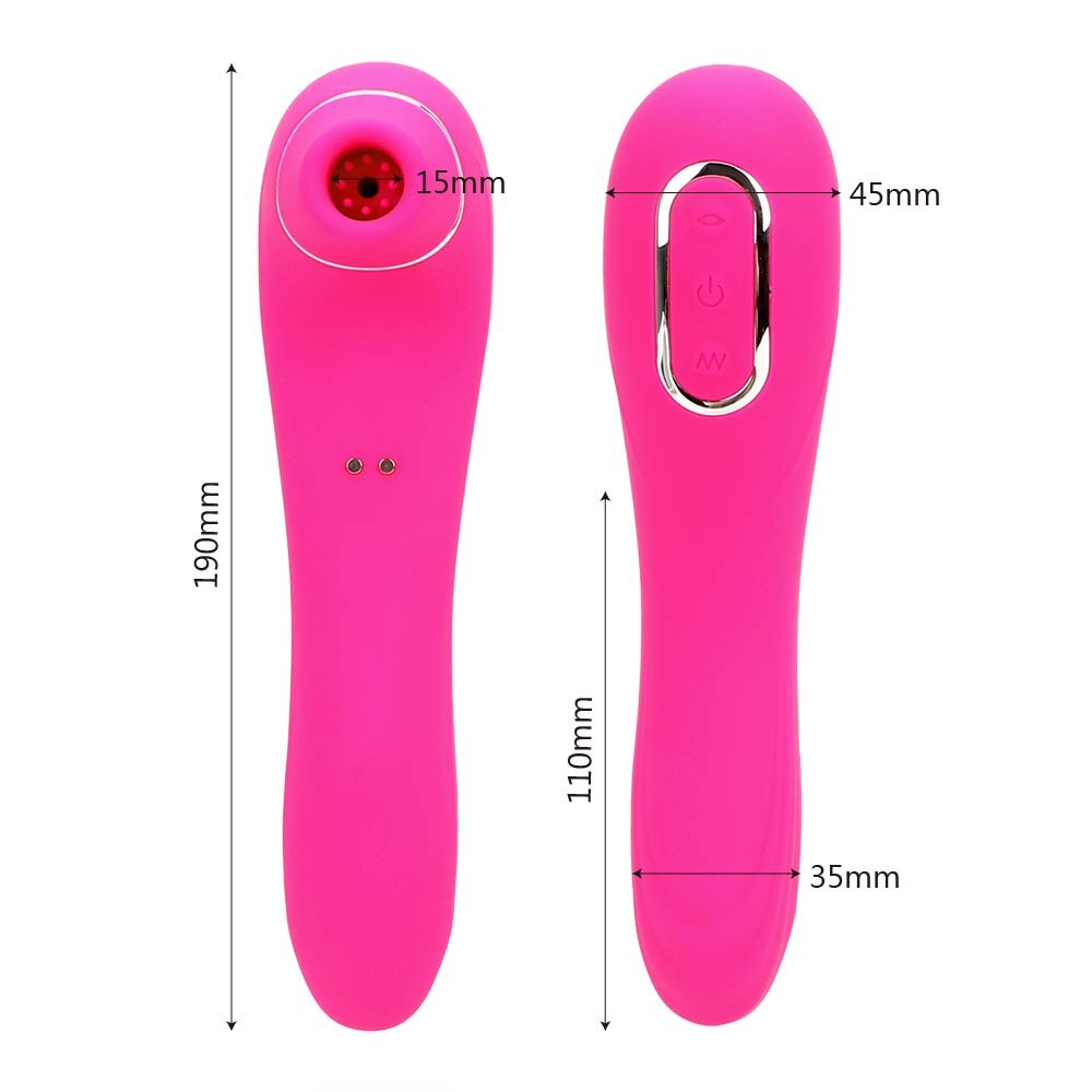 VATINE Sex Toys for Women Clitoral Stimulator Oral Licking Nipple Sucking Tongue Vibrating 10 Speeds Clit Sucker Vibrator - sextoysok