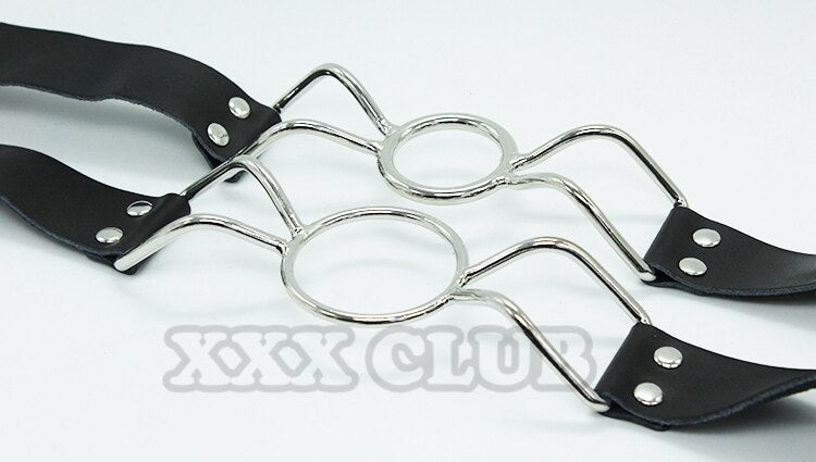 Thierry sex toys Ring Gag Flirting Open Mouth with O-Ring during sexual bondage ,roleplay and adult erotic play for couples - sextoysok