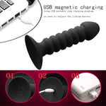 Remote Control Anal Plug Bead Dildo Vibrator Suction Cup Butt Plug Male prostate Massager Vibrator Waterproof Sex Toys - sextoysok