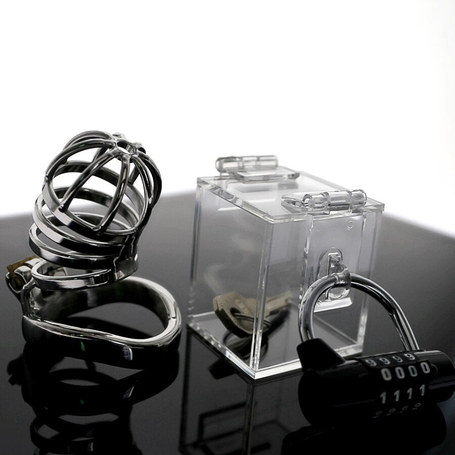 The Chastity Key Safe Chastity key holder keyholder THE CHASTITY KEY SAFE Chastity Game with Acrylic sexy box sexy toy 2019 - sextoysok