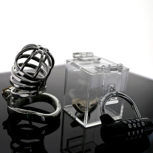 The Chastity Key Safe Chastity key holder keyholder THE CHASTITY KEY SAFE Chastity Game with Acrylic sexy box sexy toy 2019 - sextoysok