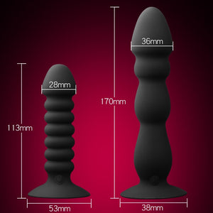 Anal Sex Toys for Men Prostate Massage Vibrator Remote Control Butt Plug Vibrator 10 Speeds Anal Delay Ejaculation Sex Shop - sextoysok