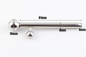BEEGERThe Ultimate Prince Albert Cum Thru Penis Wand, Attachable to Piercings Urethral Wand for Male Sounding Pleasures (80mm length) - sextoysok