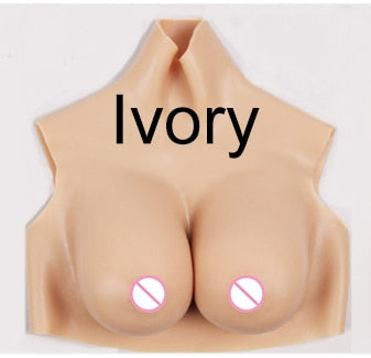 Eyung Silicone Breast Forms Realistic Fake Boobs Tits False Chest Crossdresser Transvestite Mastectomy Silicone Breast Plate - sextoysok