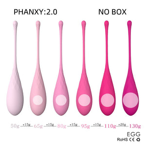 PHANXY 6Pcs Kegel Balls Vaginal Chinese Balls for Women Sex Toys for Woman Shrinking Vagina Geisha Ball Tighten Exercise Machine - sextoysok