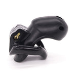 Nano of HT V3 Male Chastity Device Resin Chastity Belt Black CBT Plastic Cock Cage With 4 Cock Rings Men BDSM Sex Toys - sextoysok