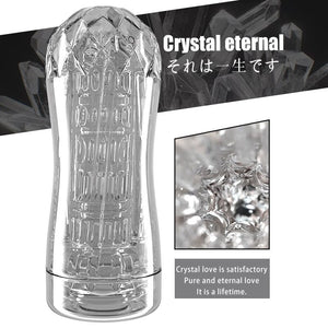 Pocket Pussy for Men Vagina Real Anal Cup Male Masturbation Vacuum Transparent Vagina Real Pussy Male Masturbator Cup - sextoysok