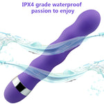 Three Point Vibrator Female Silicone Masturbator Portable AV Stick Sex Products Powerful Vibrator, Sex Toys for Couples - sextoysok