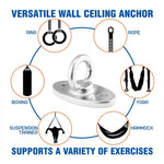 Match Sex Swing Stainless Steel Fixed Plate Hook Hook Hook Roof Air Yoga Sandbag Swing Hammock Chair Hook Sex Swing Accessories (Pink) - sextoysok