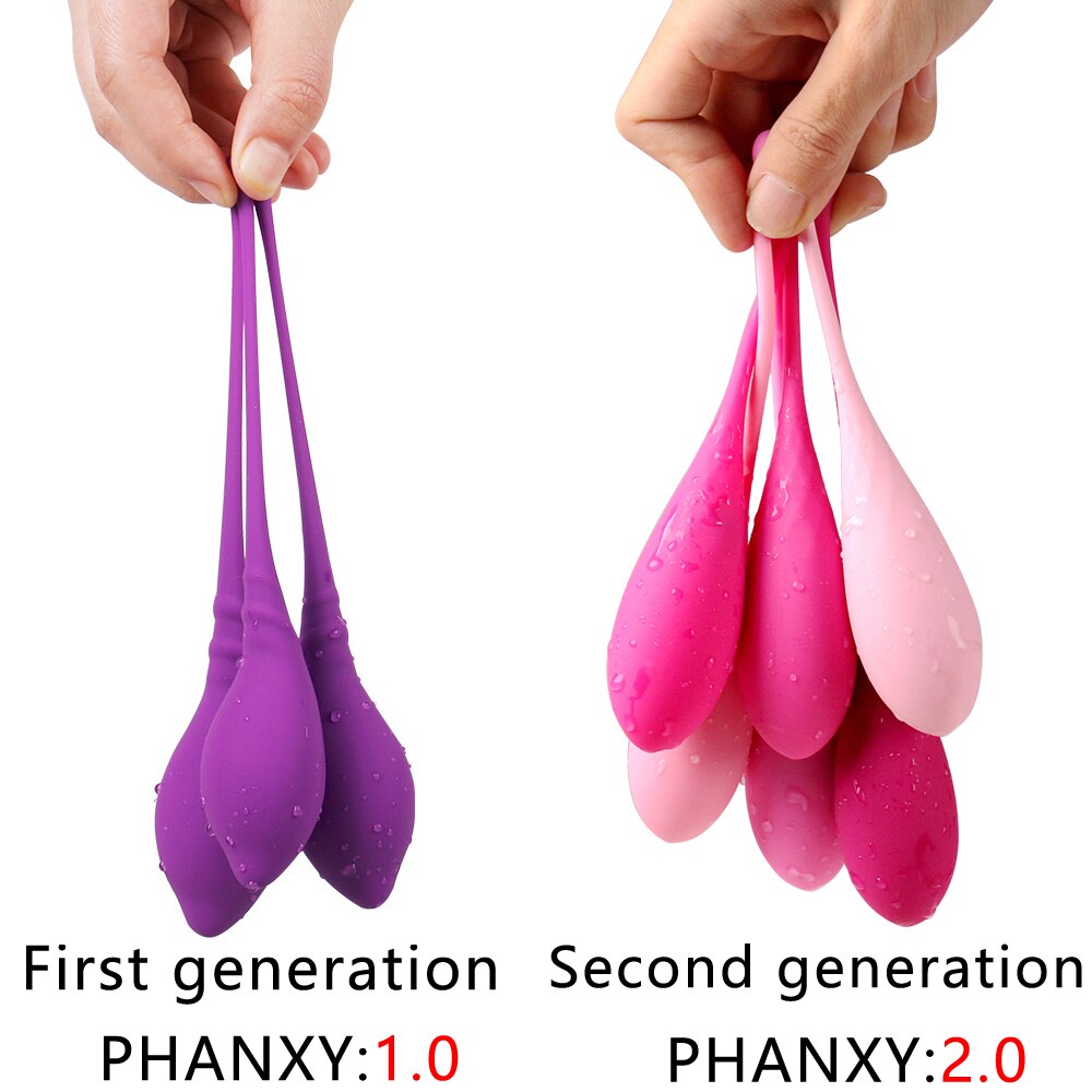 PHANXY 6Pcs Kegel Balls Vaginal Chinese Balls for Women Sex Toys for Woman Shrinking Vagina Geisha Ball Tighten Exercise Machine - sextoysok