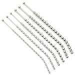 7 Size 25 cm Male Stainless Steel Urethral Sounding Stimulate Plug Urethra Stretching Bead Chastity Adult BDSM Sex Toy 650 - sextoysok
