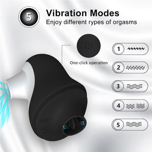 Sucker Vibrator Tongue Vibrating Nipple Sucking Blowjob Oral Clitoris Stimulator Etotic Sex Toys for Women Adult Masturbator - sextoysok