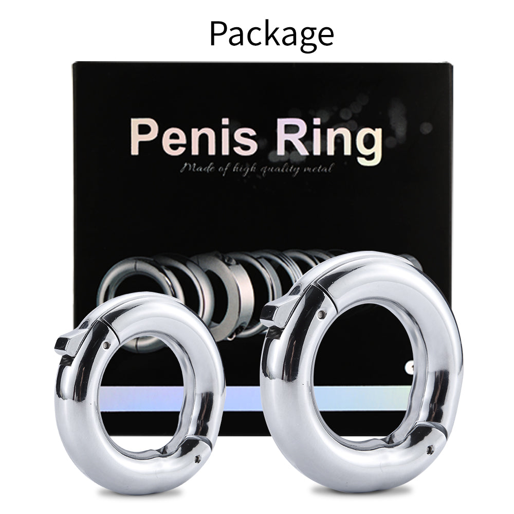 Cock Ring Penis Enlargement Metal Penis Ring Private Goods Ring Cock for Man Increase Penis Extender Intimate Penis Sleeve Dick - sextoysok