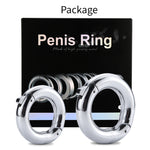 Cock Ring Penis Enlargement Metal Penis Ring Private Goods Ring Cock for Man Increase Penis Extender Intimate Penis Sleeve Dick - sextoysok