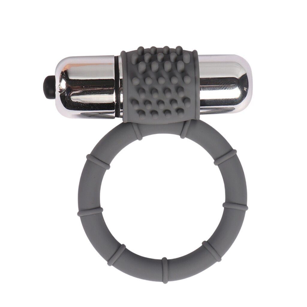 Stretchy Silicone Male Penes Lock Ring Cage Collar G-pot Vibrator Sex Toys Adjustable Flirt Anal Vagina Stimulation Massager - sextoysok