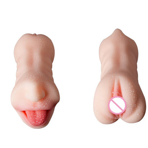 Sex Toys Vagina Real Pussy Male Masturbator for Men Sex Toy for Men Erotic Sextoy Realistic Sex Shop For Adults Double Holes - sextoysok