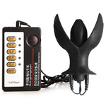Electric Shock Anal Plug Vibrator Electro Butt Plug Silicone Anal Dilator Electric Massager E-stim Sex Toy For Unisex - sextoysok