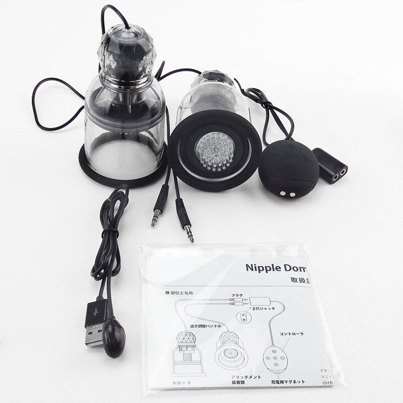 Korea Nipple Stimulation Sucker Nipple Licking Vibrator Breast Enlargement Masturbation Chest Massage Sex Toys for Women - sextoysok