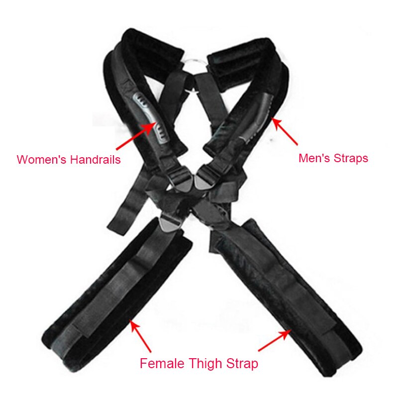 Sex Toys for Couples Sex assisted Erotic Positioning Bandage Shoulder Sex Swing Adult BDSM Leg Open Binding Strap Slave Sex Game - sextoysok