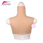 Can be Heated 2020 New Cotton Filler Breast Forms Reinforcement Effect Buffer Shock Absorption Silicone Breast For Crossdresser - sextoysok