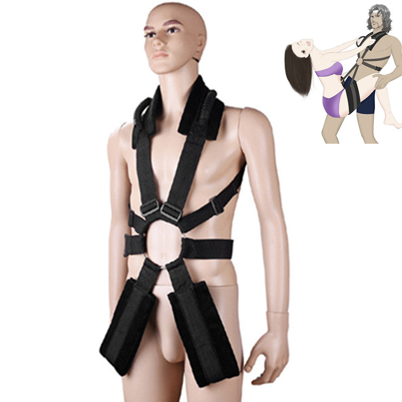 Bdsm Sex Swing Plush Bondage Restraints Open Leg Spreader Couple Flirting Handcuffs Swing SM Game Sex Toys for Women - sextoysok